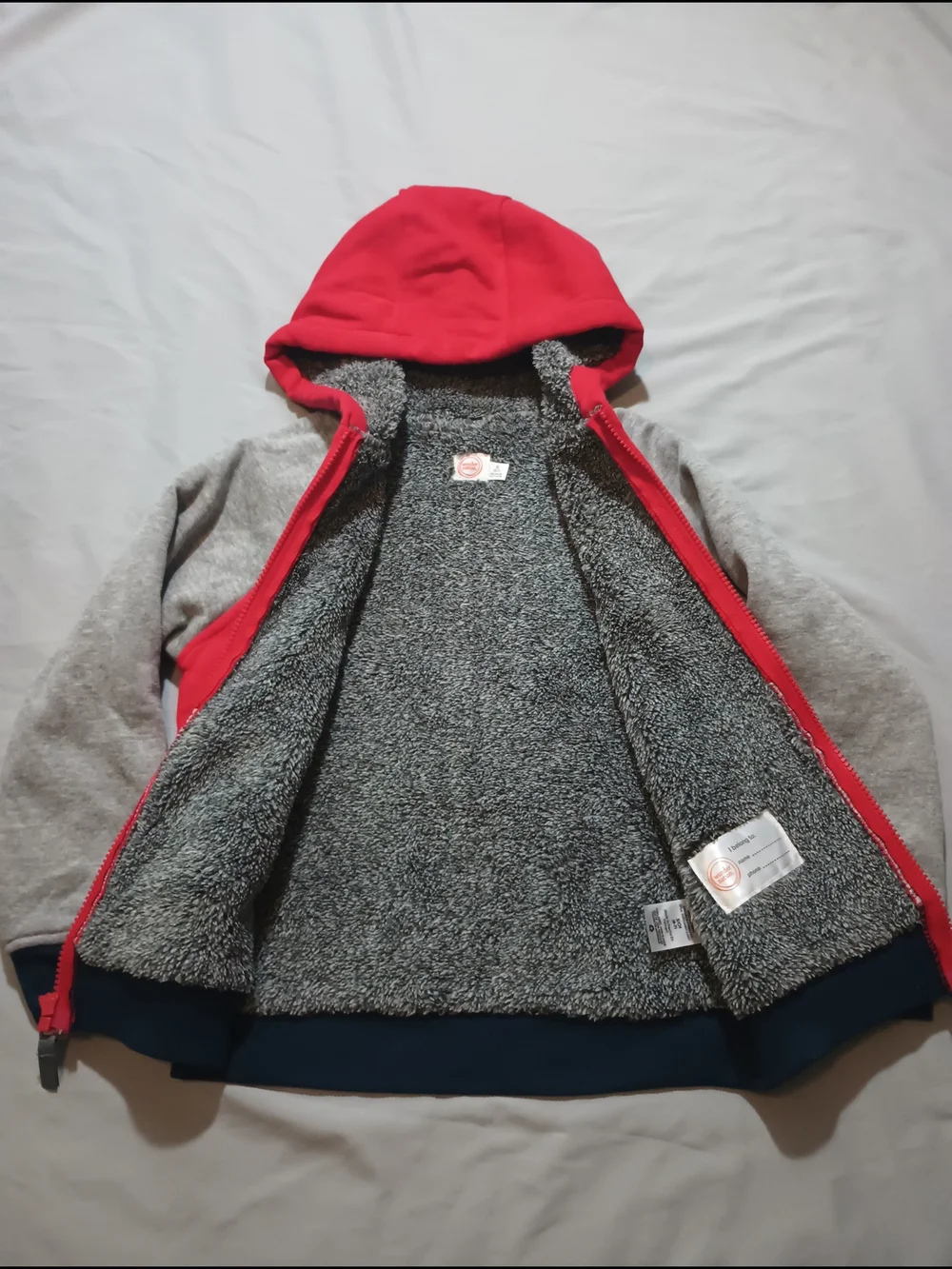 Wonder Nation Boys' Faux Sherpa Lined Jacket
